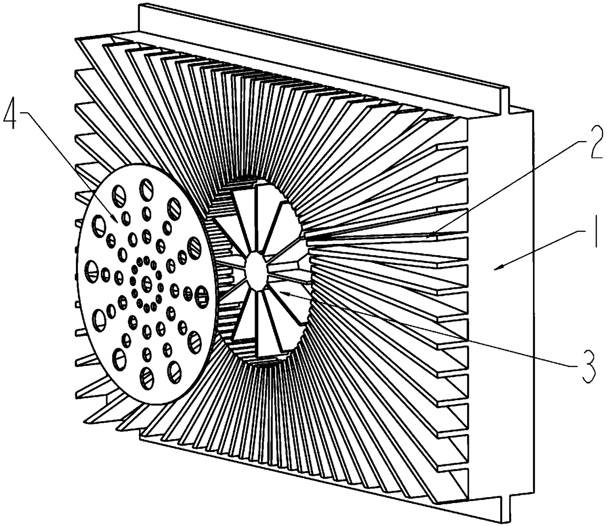 Piezoelectric fan heat dissipating closed module