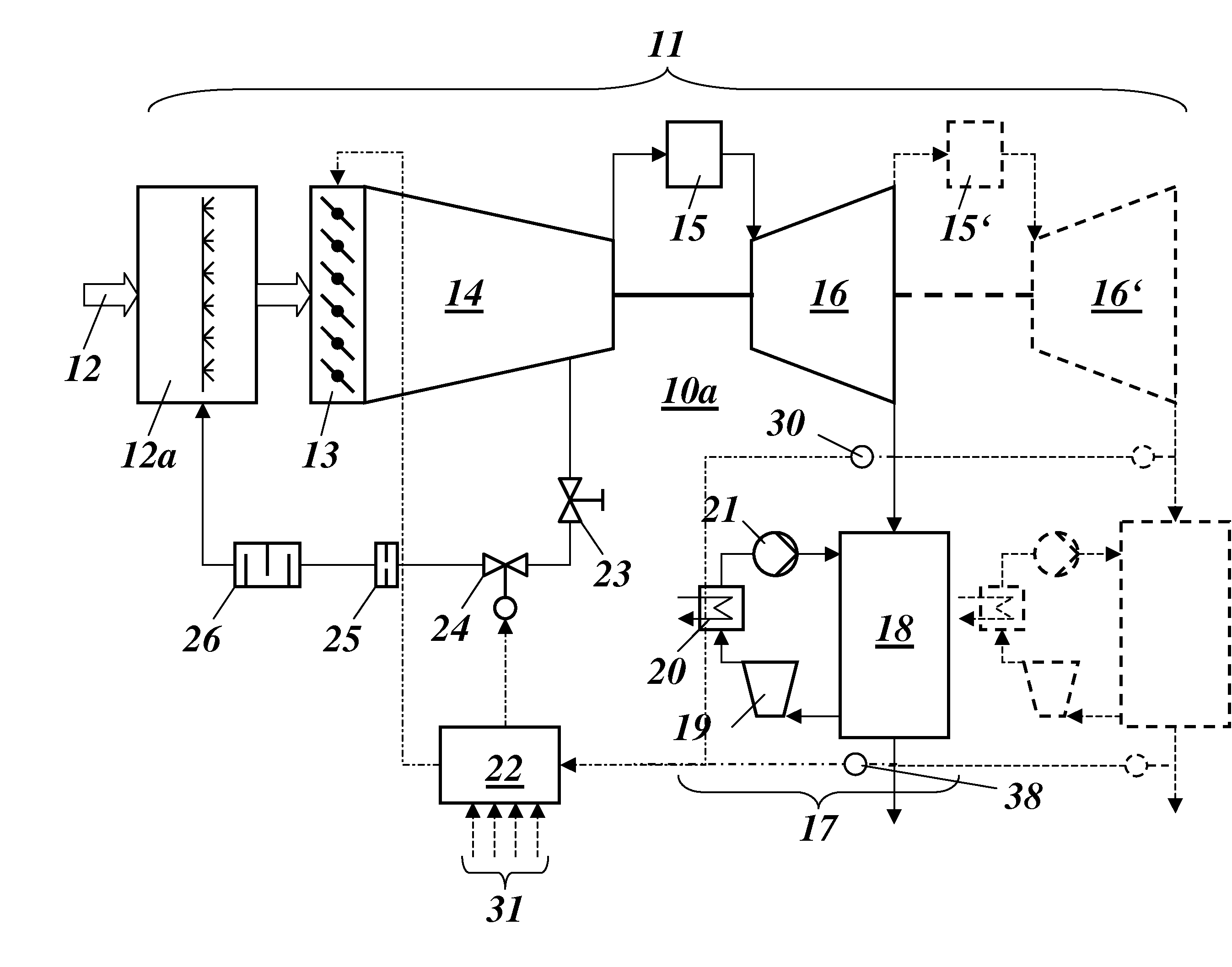 Method for operating a combined cycle power plant and plant to carry out such a method