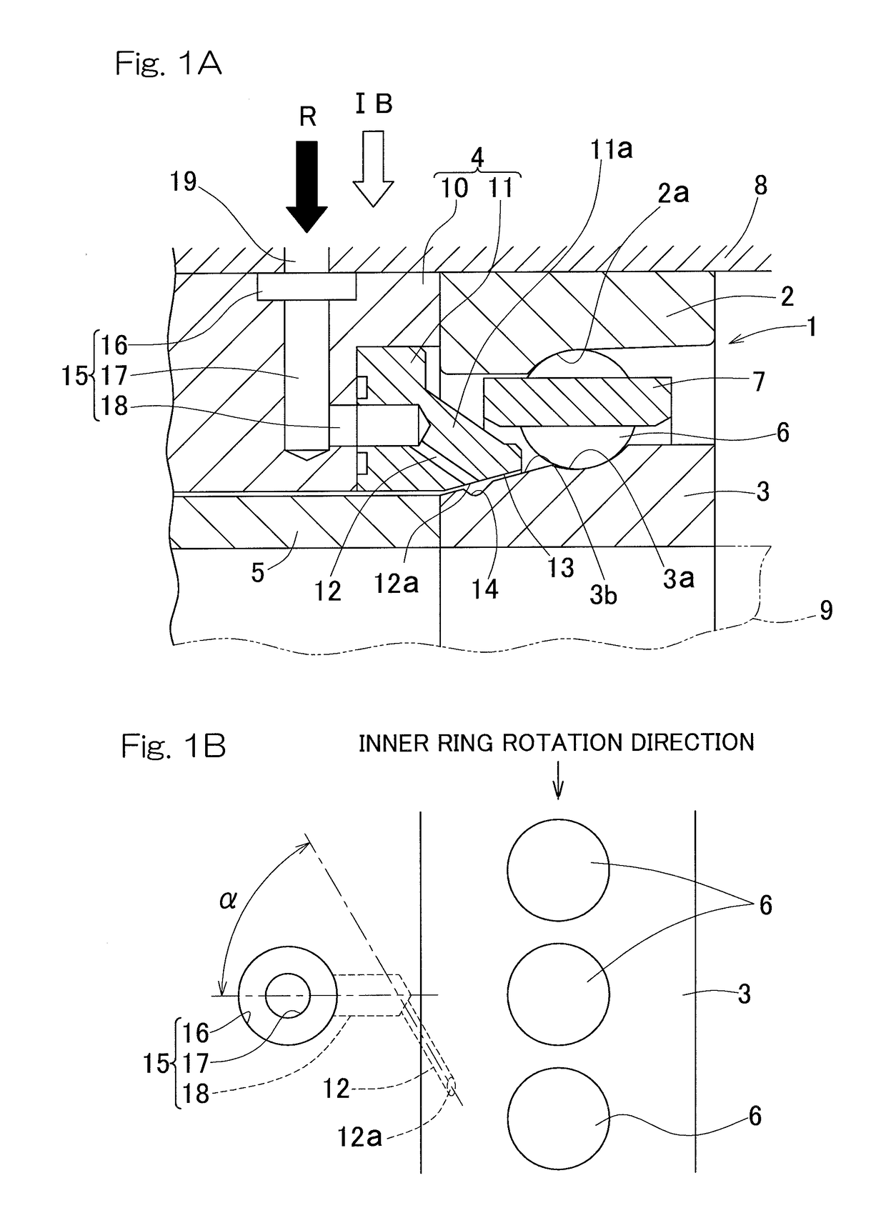 Cooling structure for bearing device