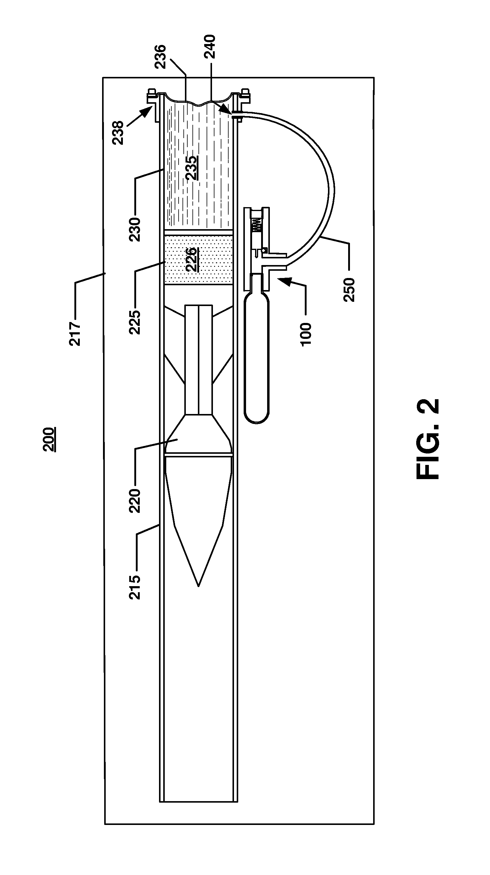 Bleeding mechanism for use in a propulsion system of a recoilless, insensitive munition