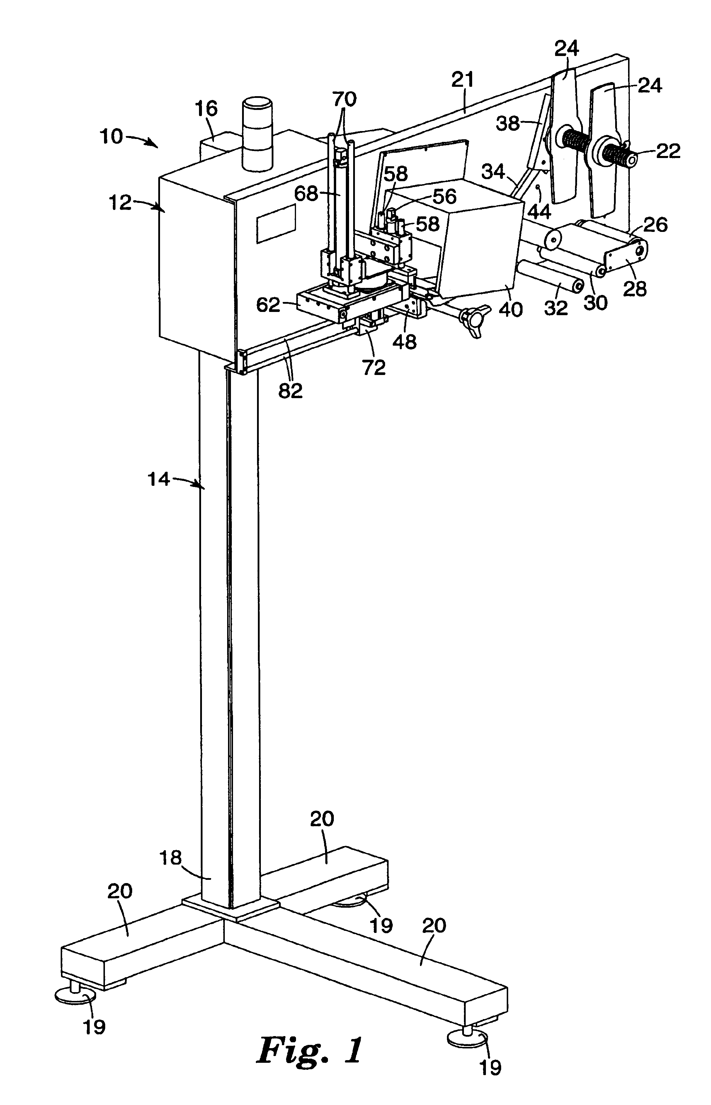 Apparatus for printing and applying tape and methods of printing and applying tape