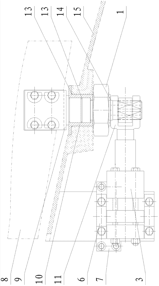 Connecting rod type hydraulic steering engine