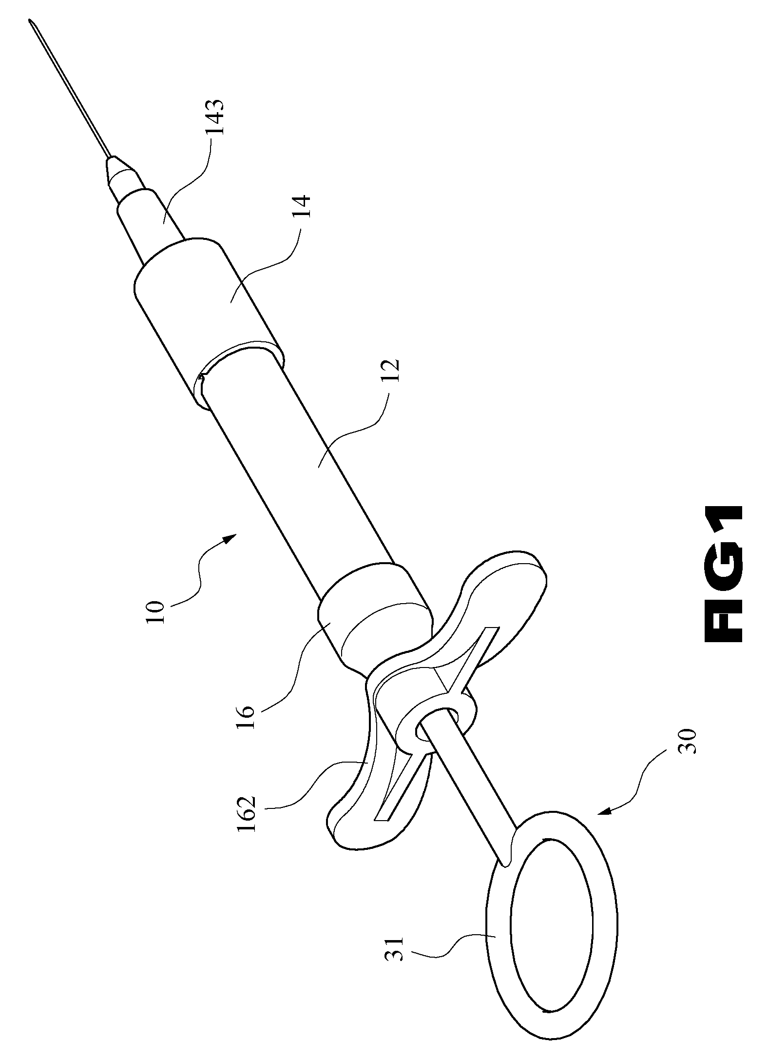 Safety syringe with disposable components after use