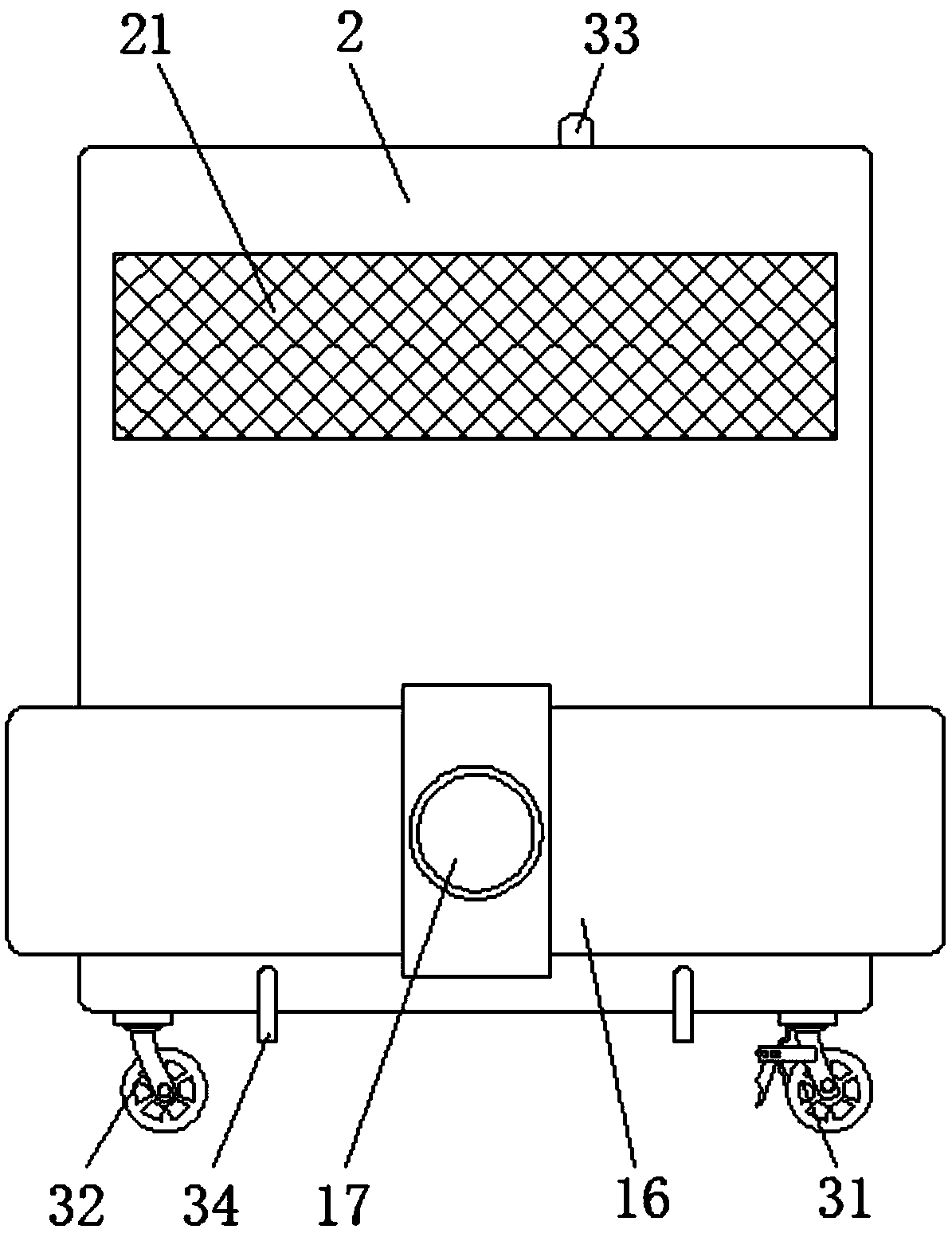 Gynecological microwave therapeutic apparatus for relieving pains of patients