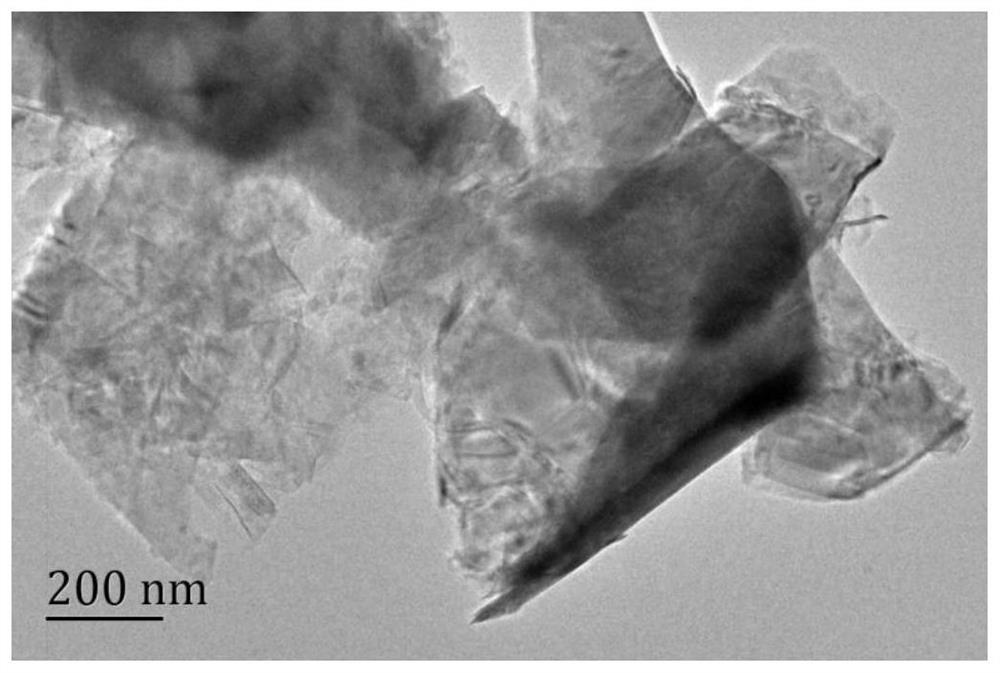 Preparation method and application of urea PDI polymer/MoS2 catalyst