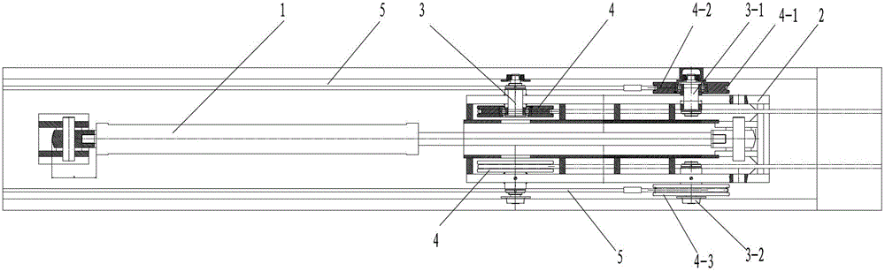 Linearly reciprocating hydraulic drive mechanism