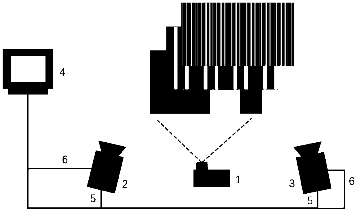 Three-dimensional measuring method, system and device based on color gray code structured light