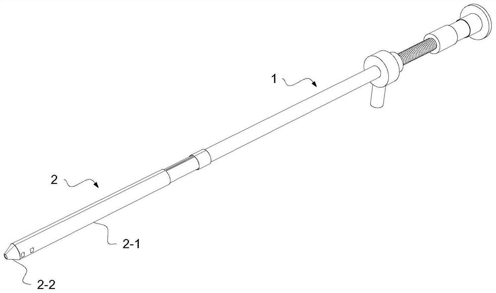 Guiding type urethra protection expansion device