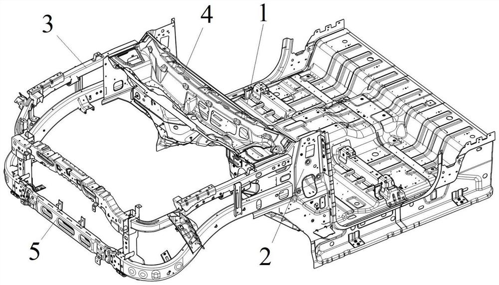 Front cabin structure of off-road vehicle body