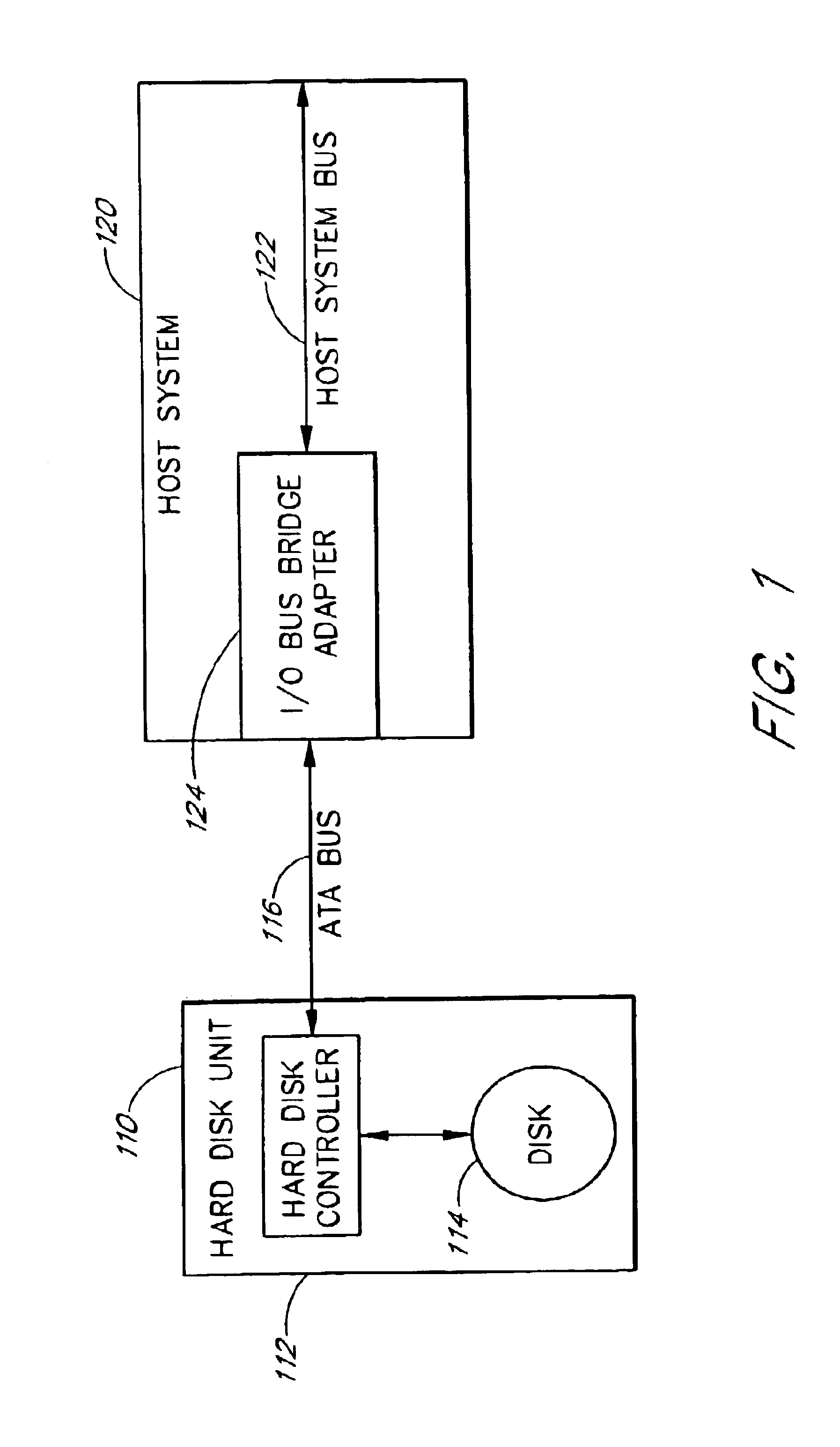 Disk controller configured to perform out of order execution of write operations