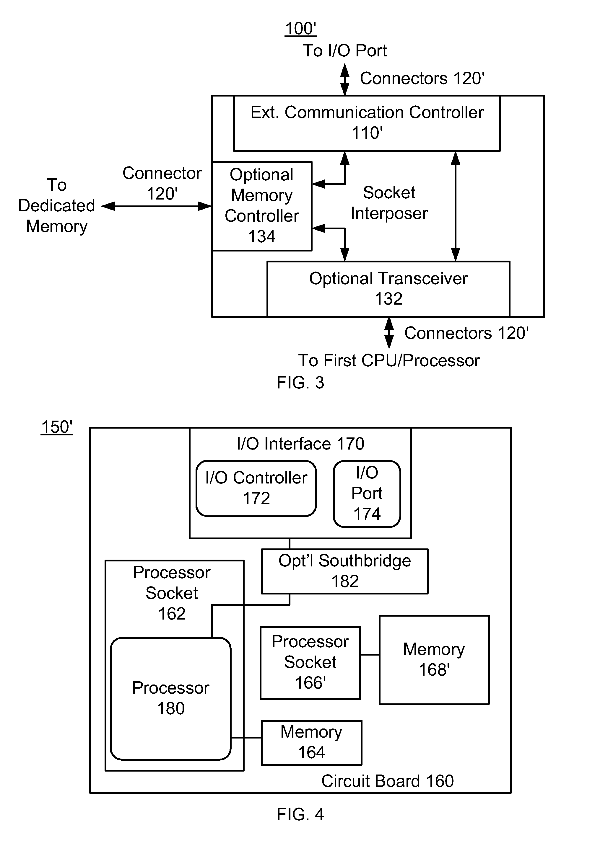 Socket interposer and computer system using the socket interposer