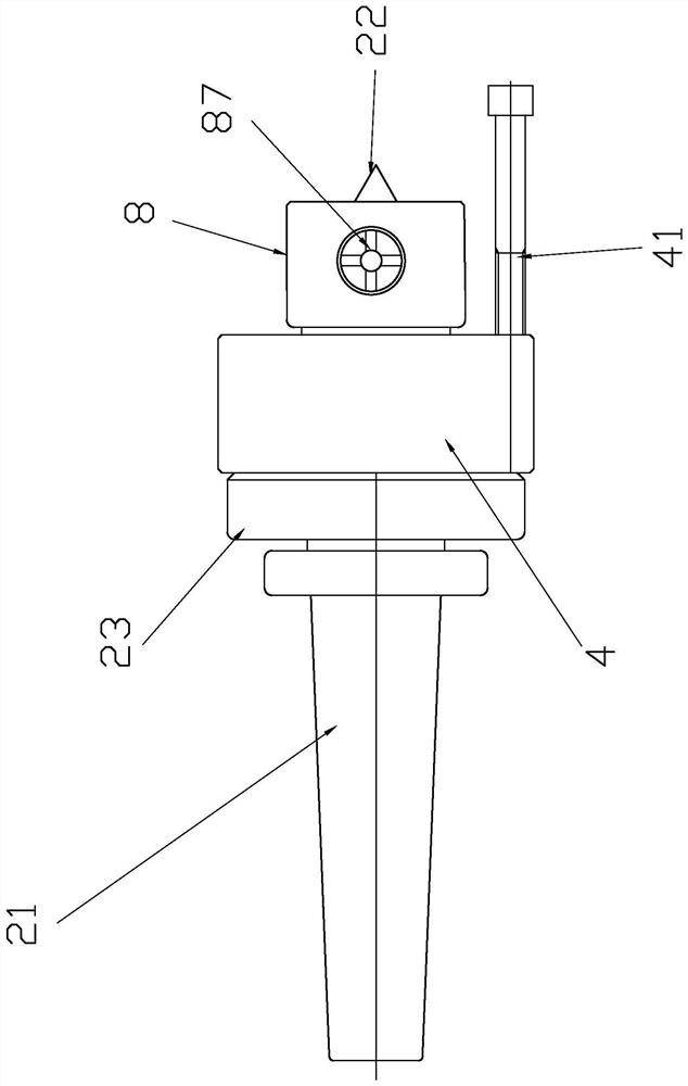 Clamping tool for machining Hawking metal surface