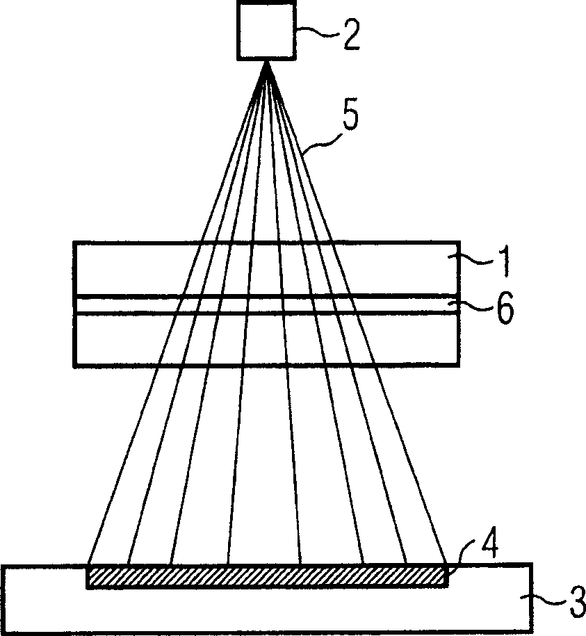 Method for extending the display of a 2-dimensional image of an object region