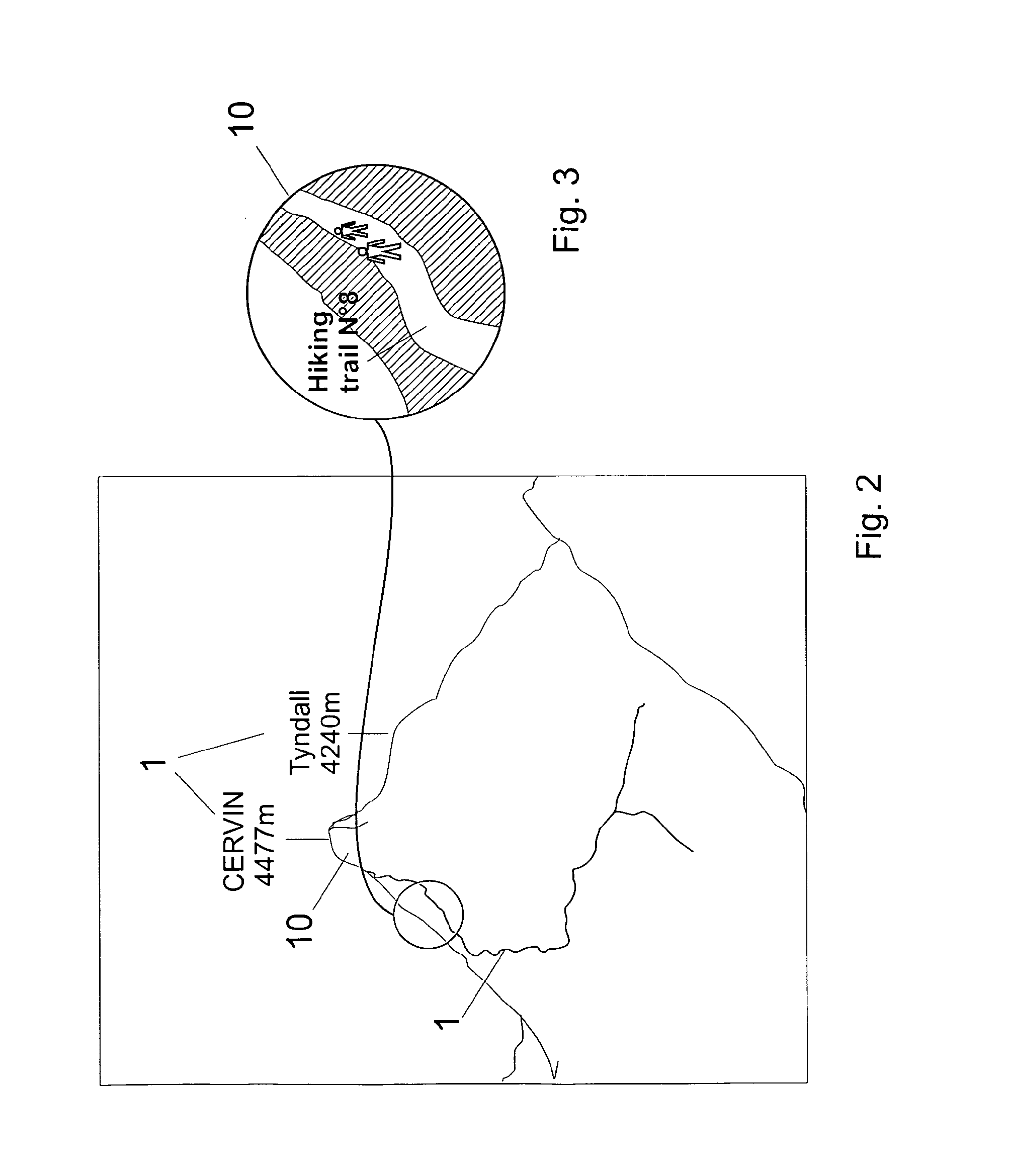 Computerized method and device for annotating at least one feature of an image of a view