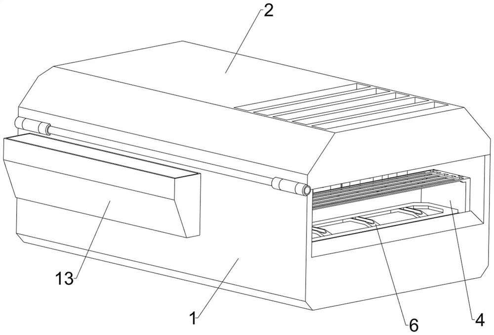 Surface drying device used during copper wire tinning