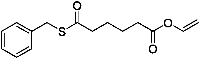 Method for synthesizing 6-(benzyl sulfonium)-6-ethylene oxo-hexanoate on line through lipase catalysis
