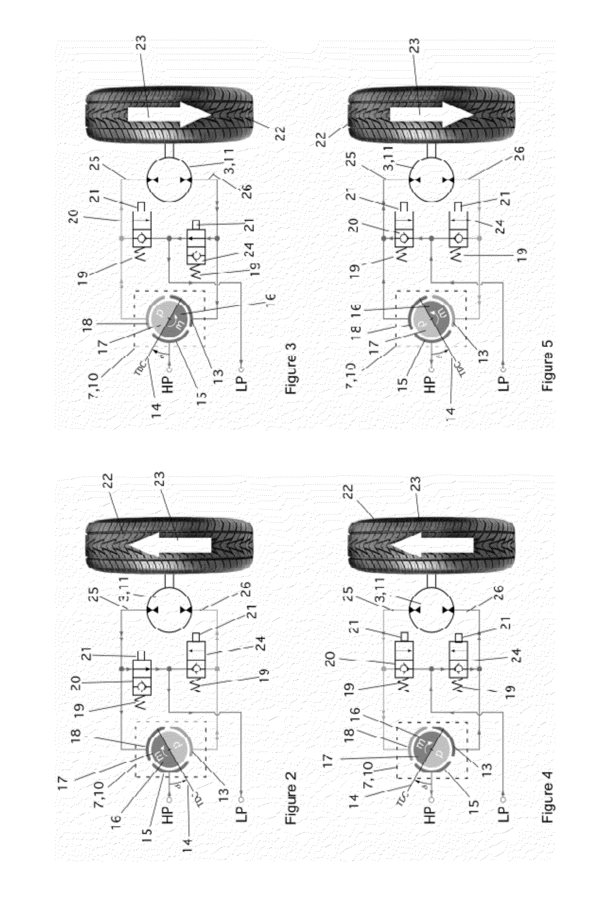 Axial Bearing For Use In A Hydraulic Device, A Hydraulic Transformer And A Vehicle With A Hydraulic Drive System