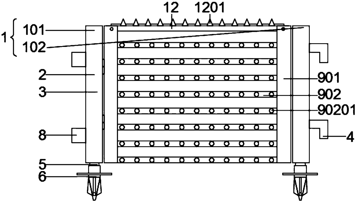 Fence structure for livestock stocking