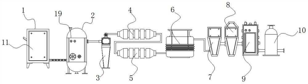 Device and method for producing sodium metabisulfite from sulfur slag