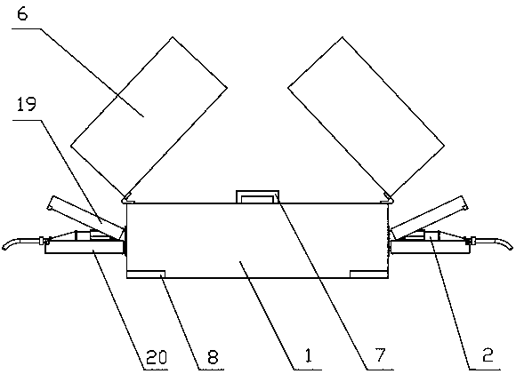 Optical cable butt joint box for intelligent transformer station simulation test