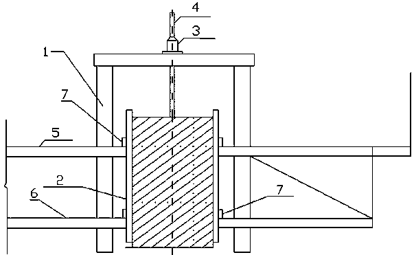 Bridge thin-wall high pier hydraulic slip-form construction method