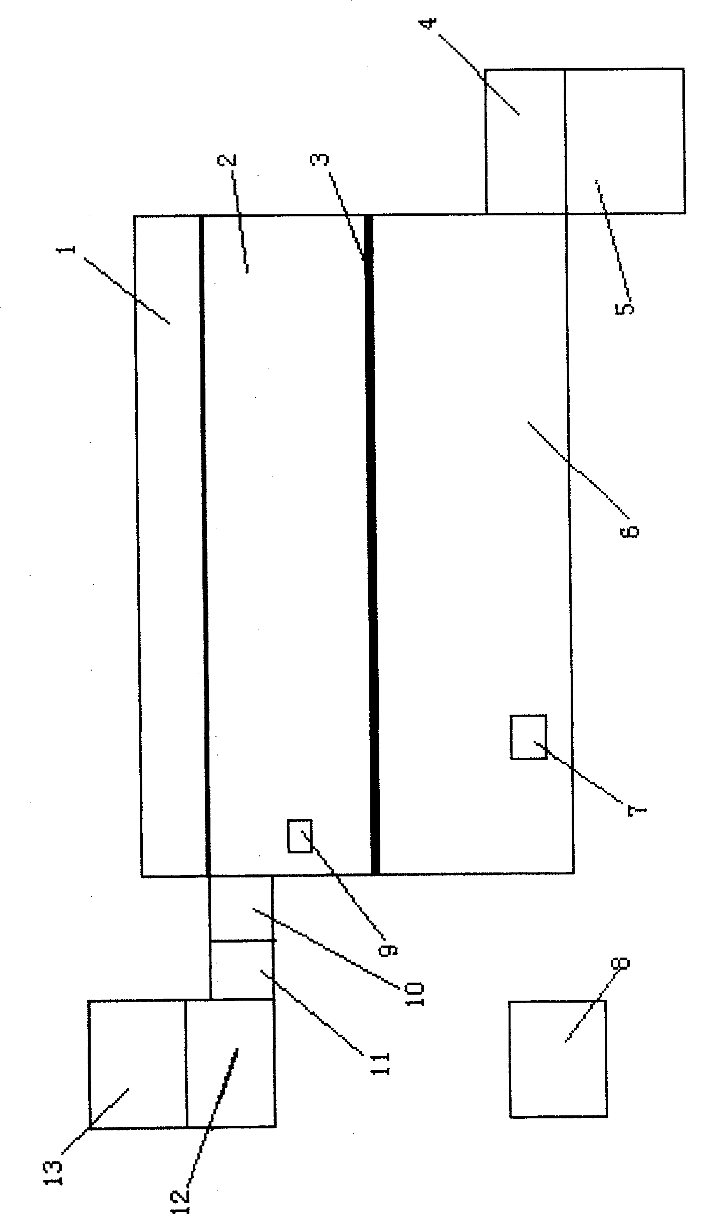 Photocatalysis separation film performance test device and its test method