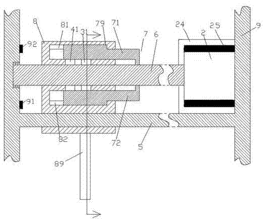 Welding gun walking mechanism capable of preventing vibration and collision