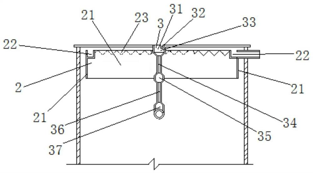 Vertical-flow sedimentation tank and sewage treatment system