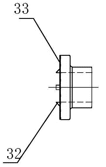 Heat expansion and cold contraction limiting rivet bolt and connecting structure