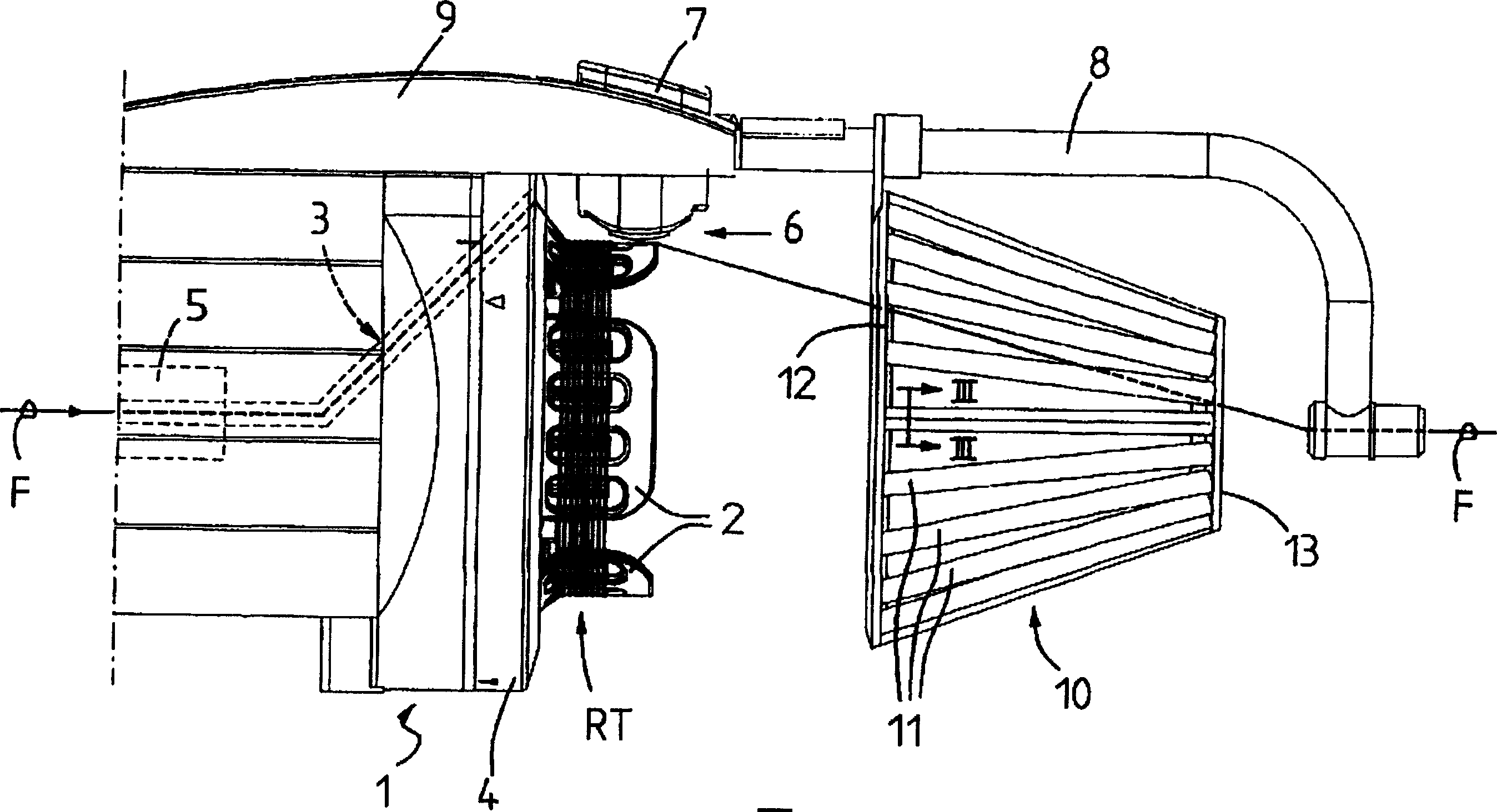 Balloon preventing device for weft feeder of loom, especially air jet loom