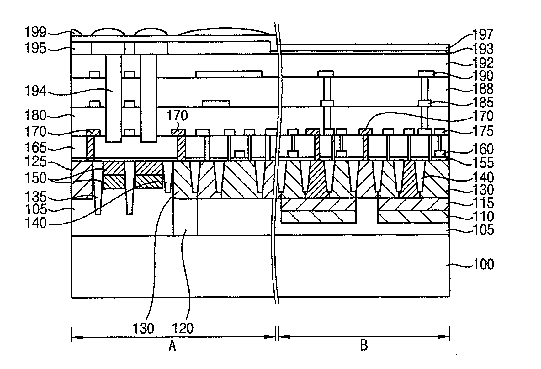 CMOS Image sensor having a crosstalk prevention structure