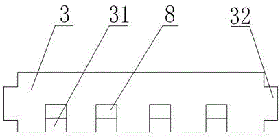 Improved structure based on clamping device for compressing wood of different sizes