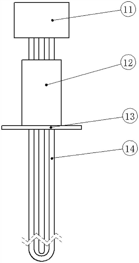 Electric heater for high-pressure small-flow ultralow-temperature fluid