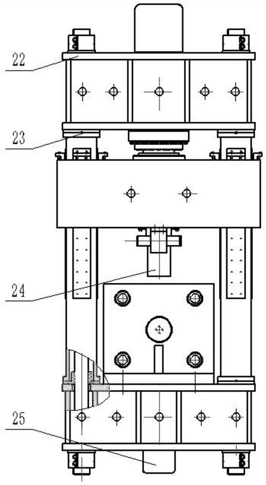 A multi-directional rotary forming hydraulic press