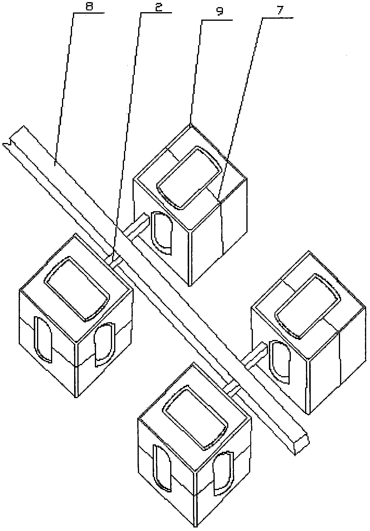 Expendable pattern for manufacturing corner fittings of container and manufacturing method and using method thereof