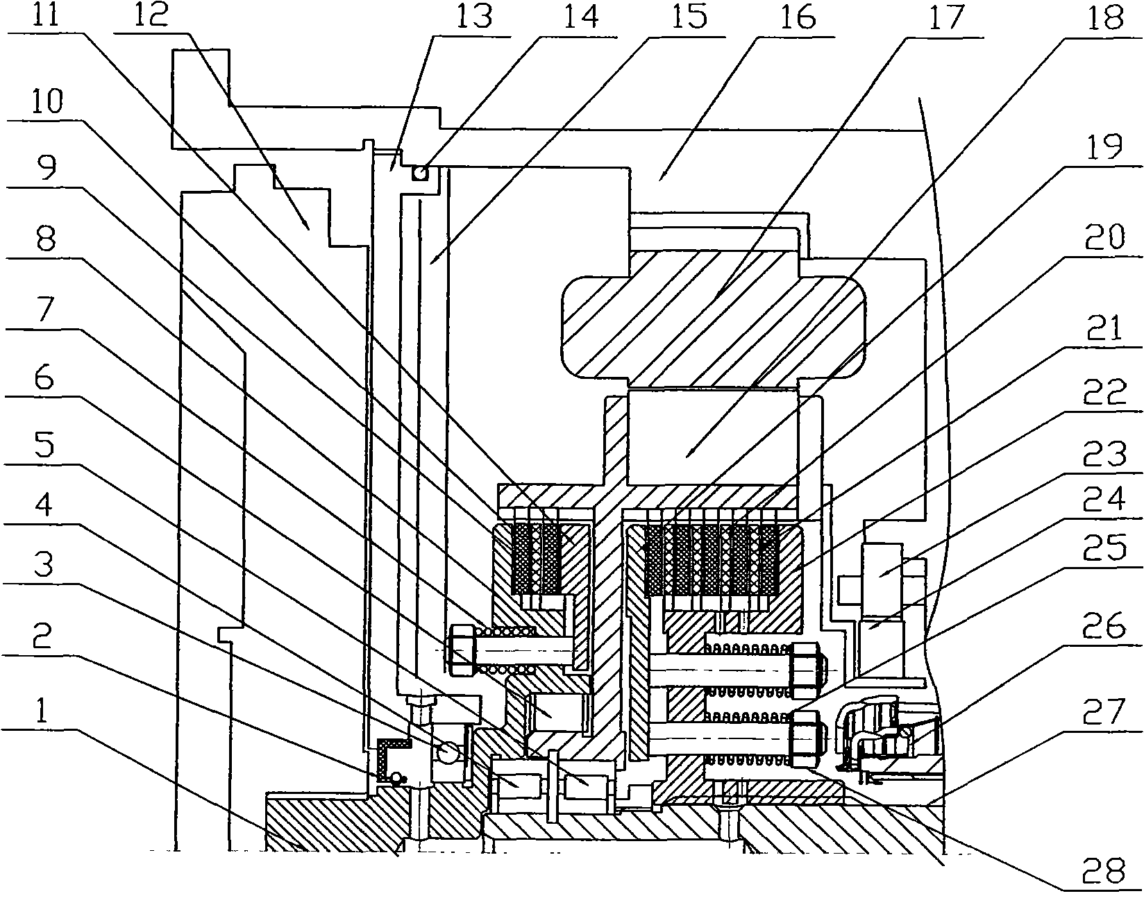 Power coupling and transmitting device for hybrid power vehicle