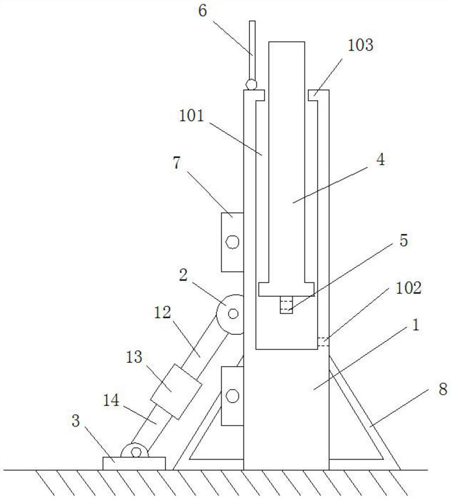 Water retaining device for hydraulic engineering construction