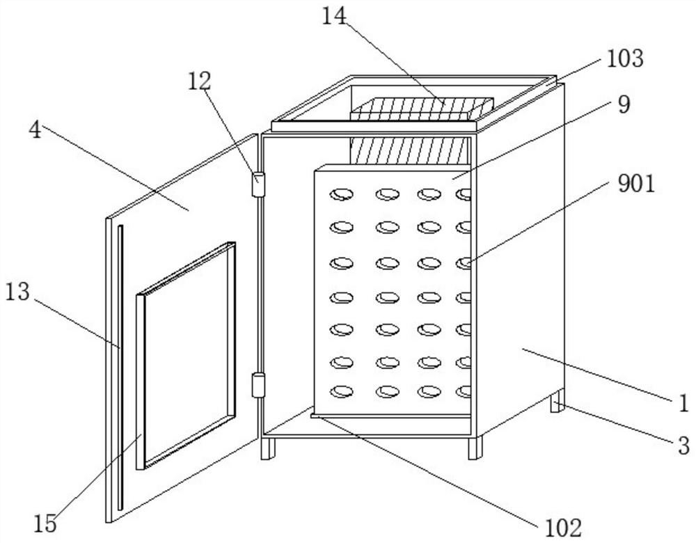 Energy-saving environment-friendly air purification device for building transformation