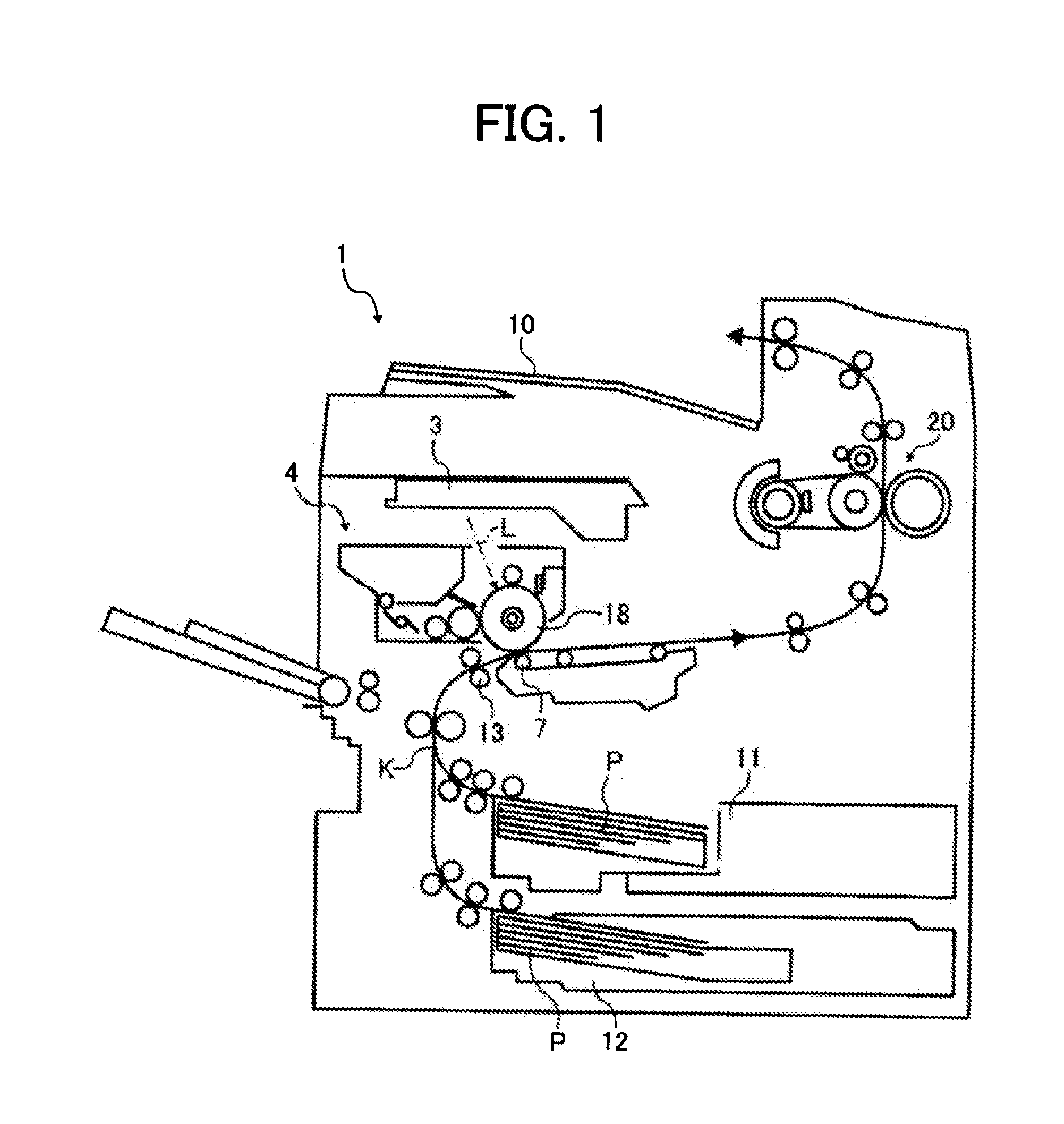 Image forming apparatus which controls heating width of fixing device