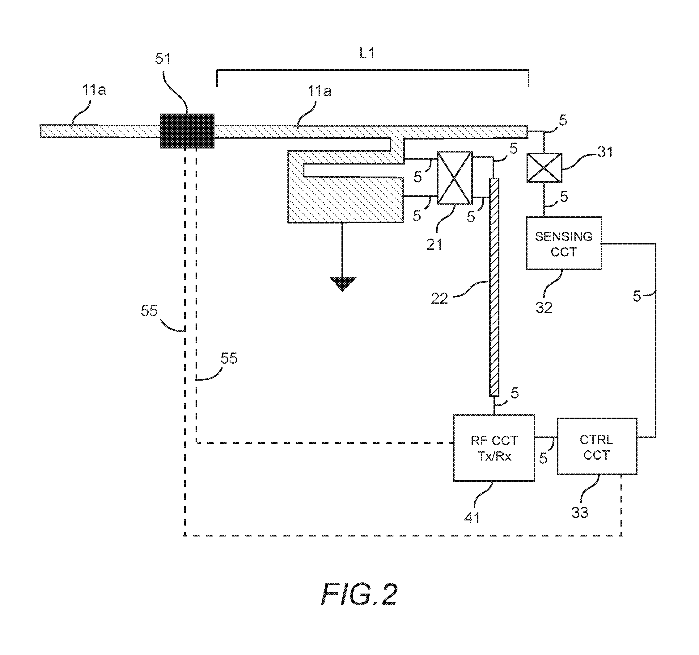 Hybrid antenna and integrated proximity sensor using a shared conductive structure