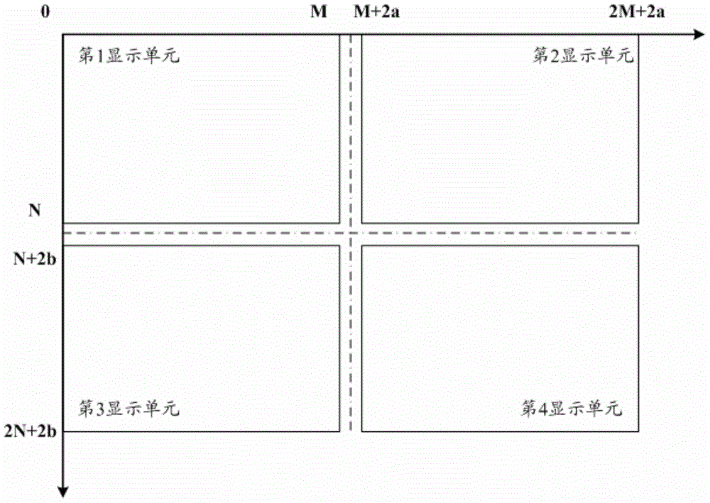 Image processing method and device applied to tiled display equipment