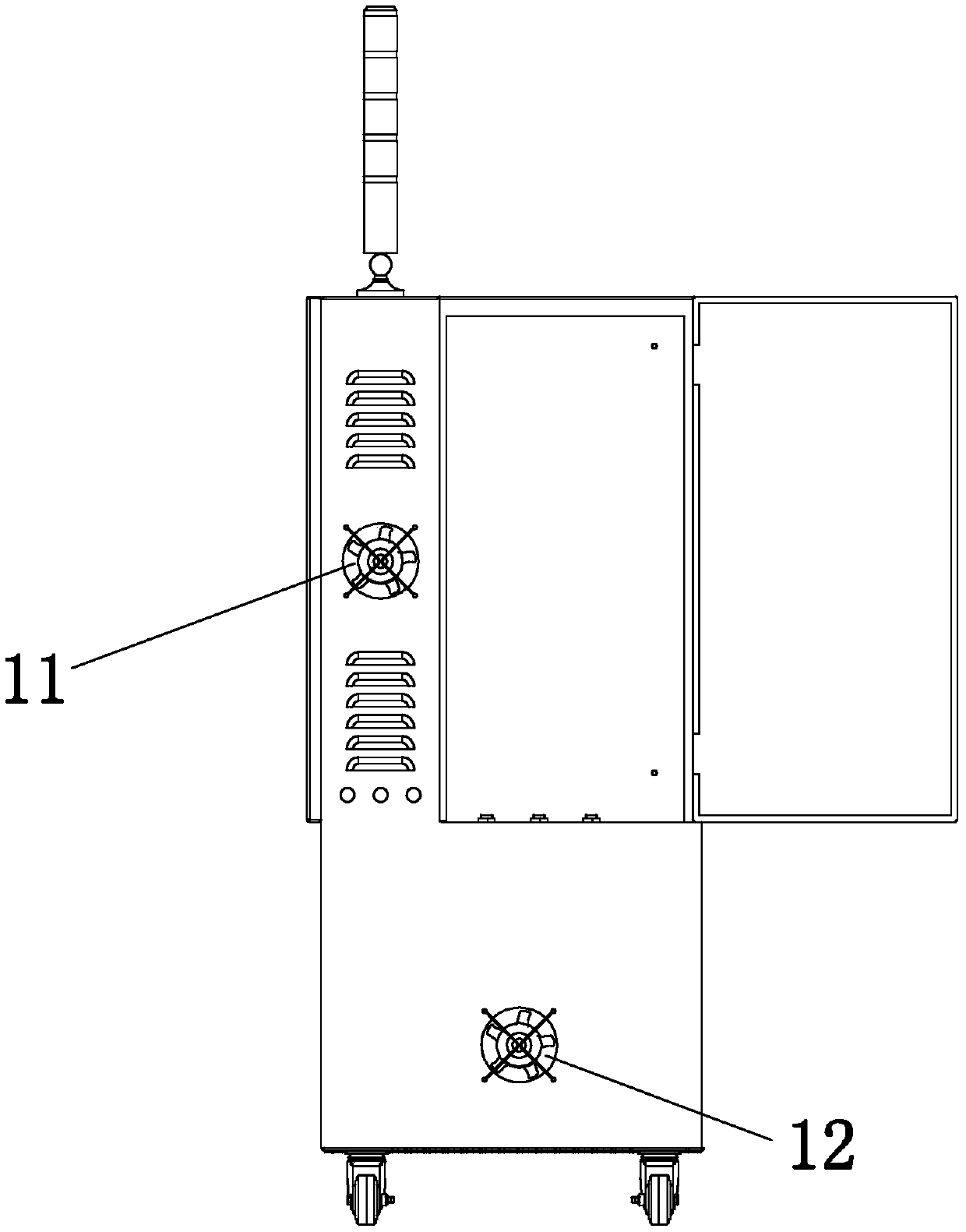 Tobacco high-pressure micro fog humidification system