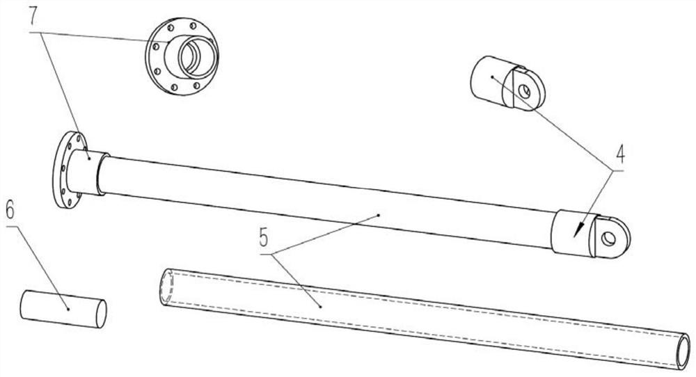 A composite cross-arm structure