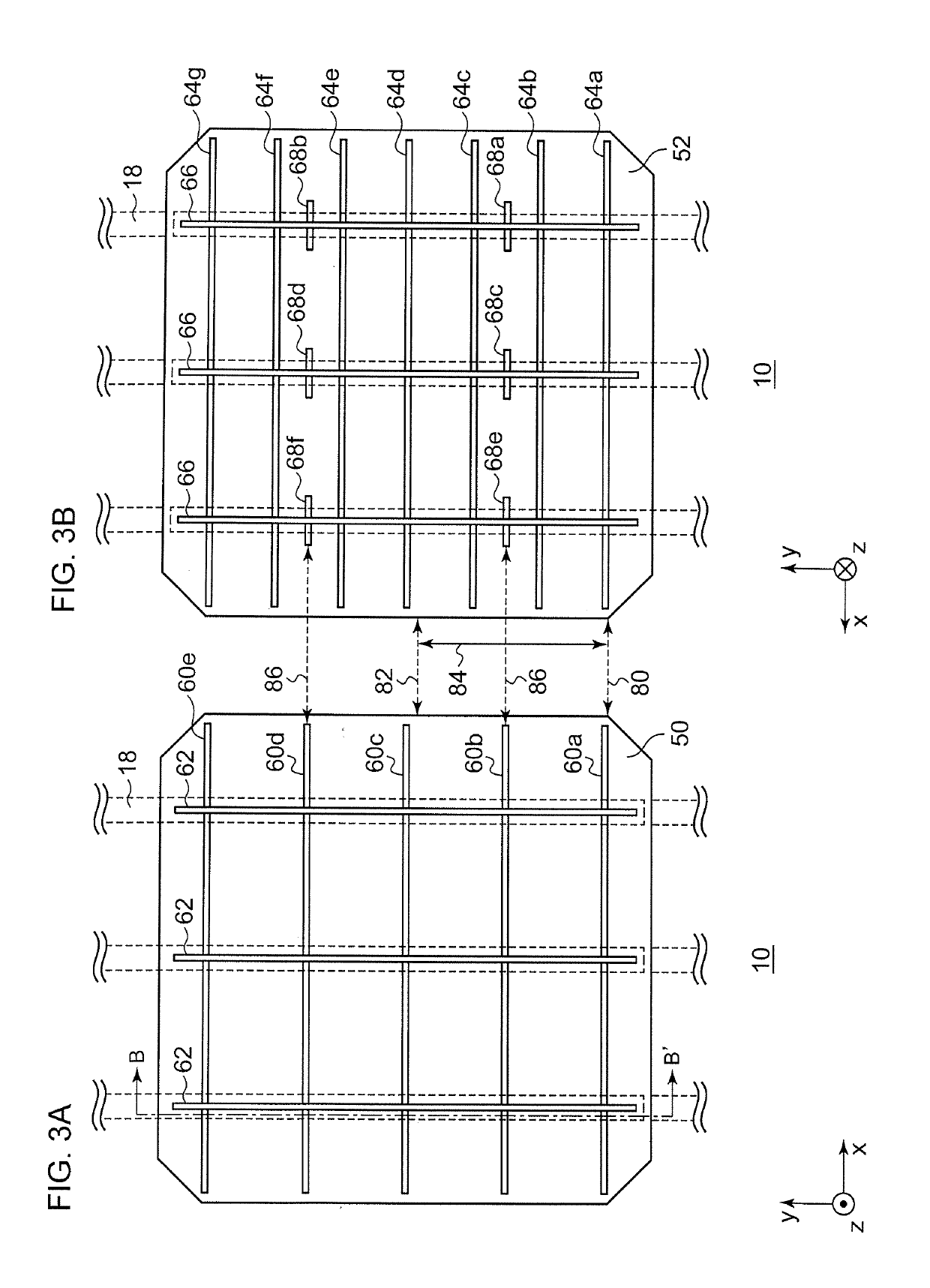 Solar cell module and solar cell including collecting electrodes on both surfaces