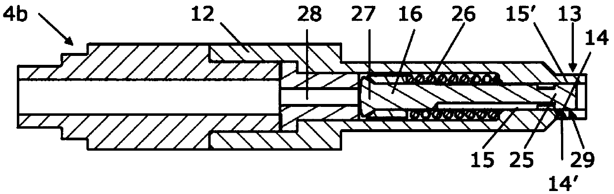 Lubricant injector for large slow-running two-stroke engine and production method