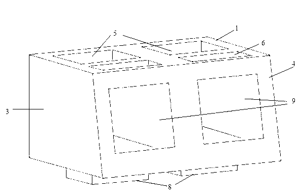 Construction method of plant-growing box-type retaining wall