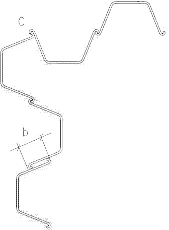 Supporting and construction method of steel sheet pile under soft foundation of high flow plastic deep layer