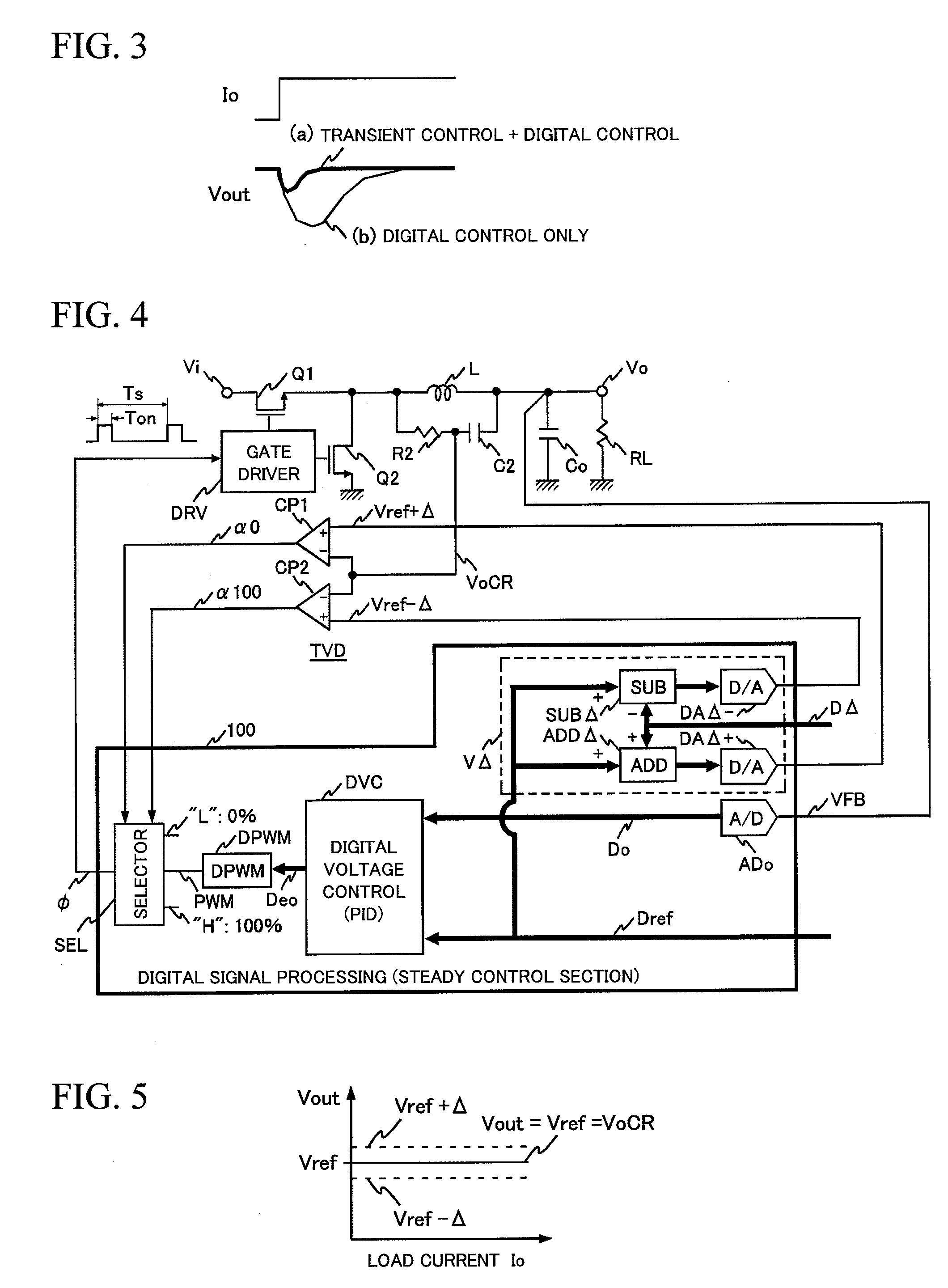 Digital control switching power-supply device and information processing equipment
