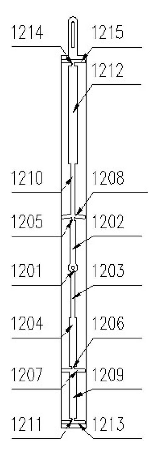 Symmetrical multichannel power division phase shifter of electro-governing antenna