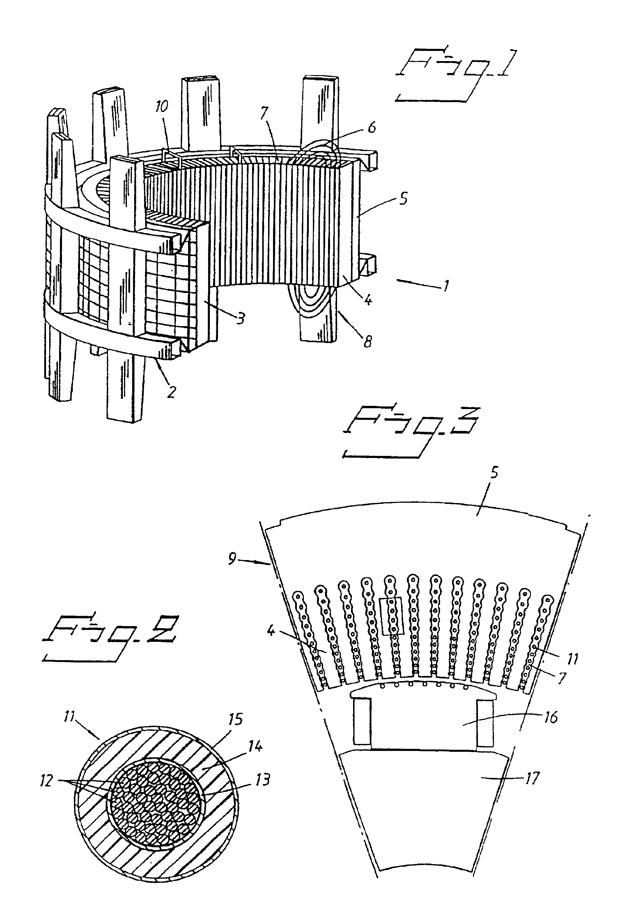 Method of applying a tube member in a stator slot in a rotating electrical machine